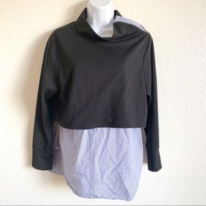 Anthro Drew | colorblock popover sweater